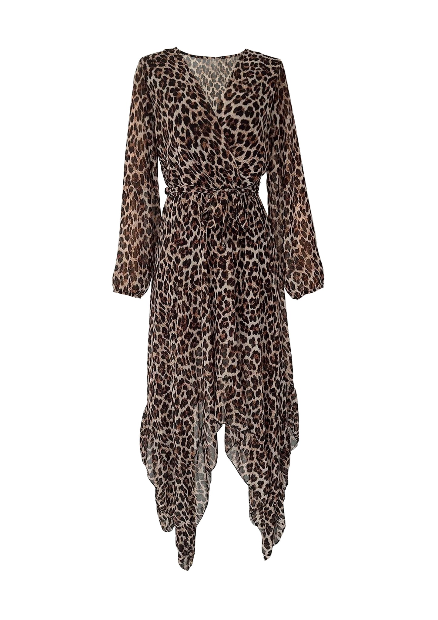 VESTITO CON STAMPA LEOPARDO 60081