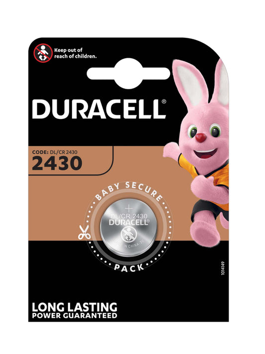 BATTERIE DURACELL LITIO 2430