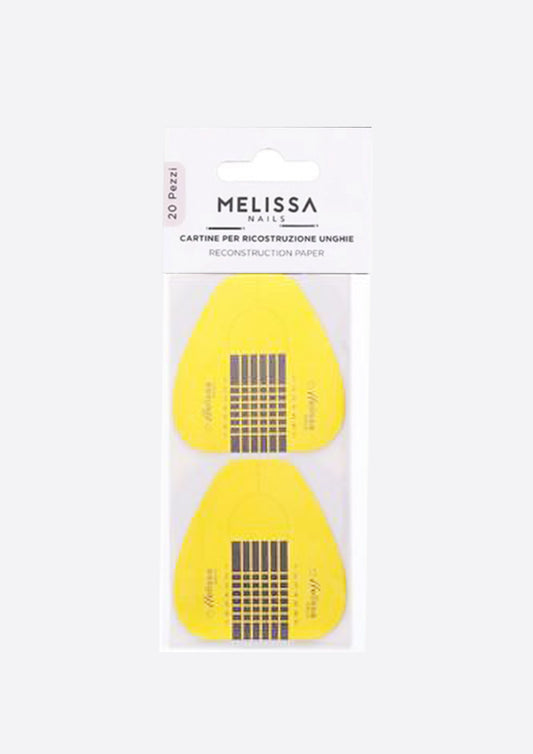 MELISSA CARTINE RICOSTRUZIONE UNGHIE 20PEZZI